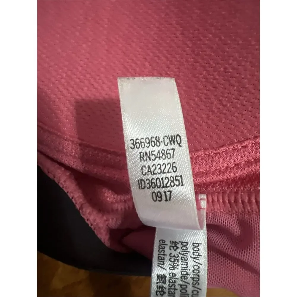 Victoria’s Secret Sport Bra Size 32A Pink Black Racerback Pullover Lightweight39